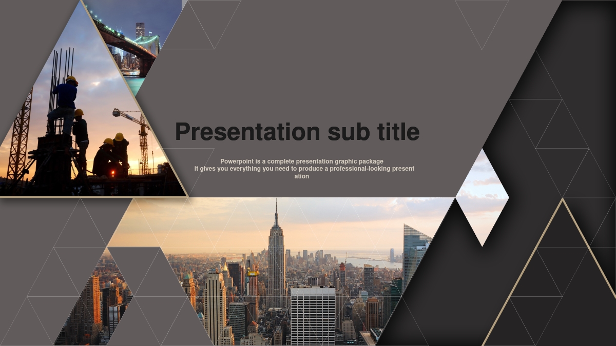 Presentation sub title