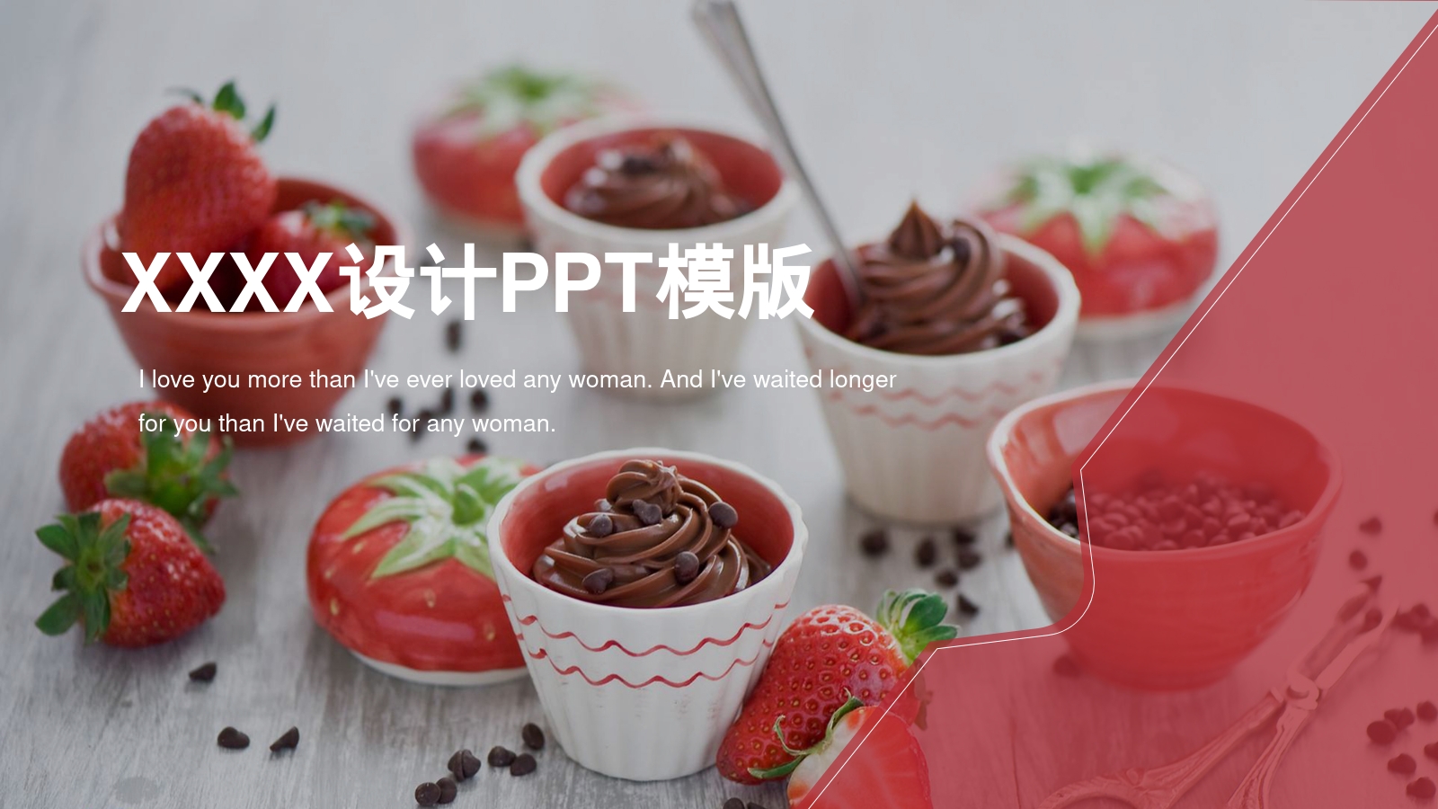 XXXX设计PPT模版