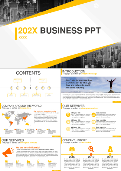 202X BUSINESS PPT