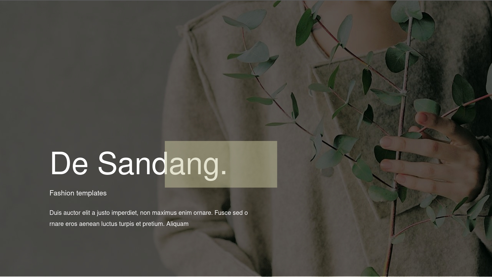 De Sandang.