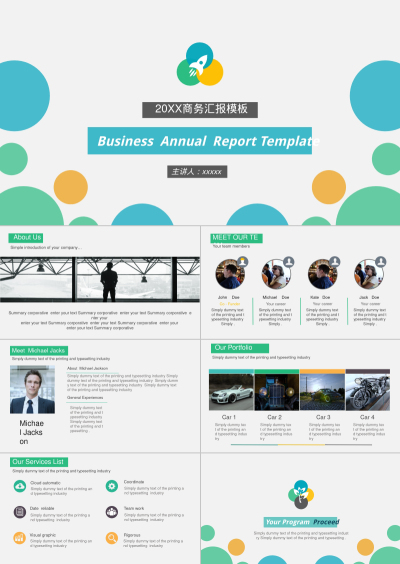 Business  Annual  Report Template