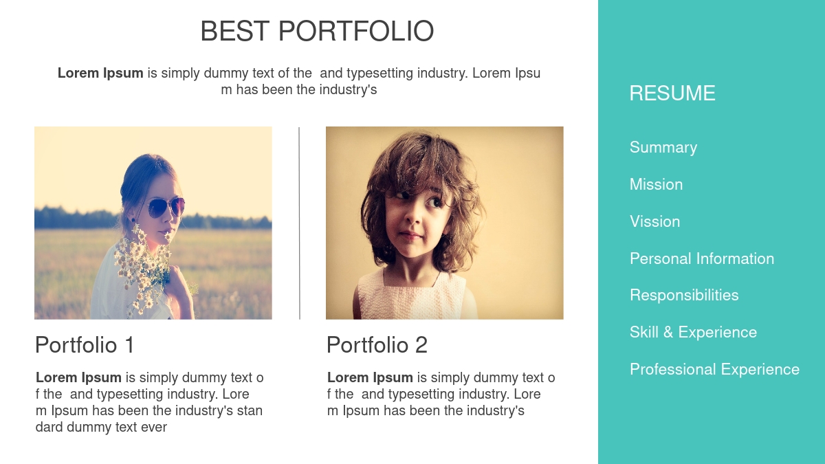 BEST PORTFOLIO