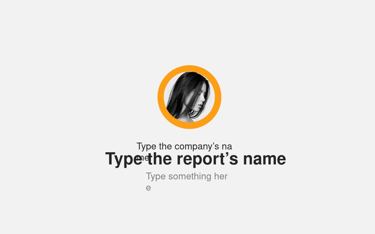 Type the report’s name