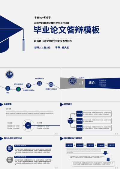 毕业论文答辩模板