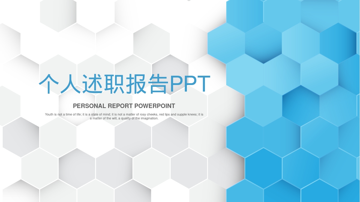 个人述职报告PPT