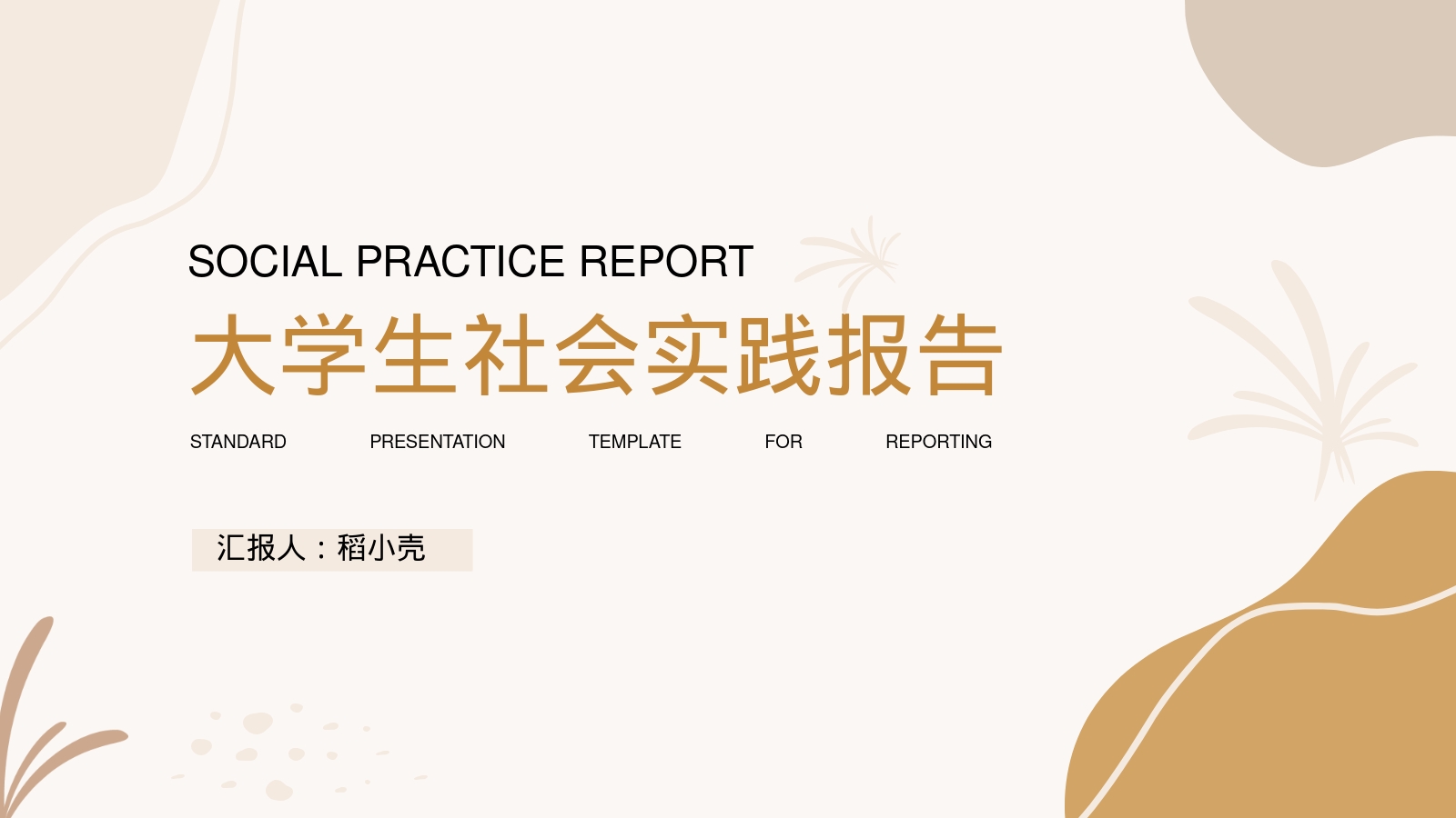 大学生社会实践报告