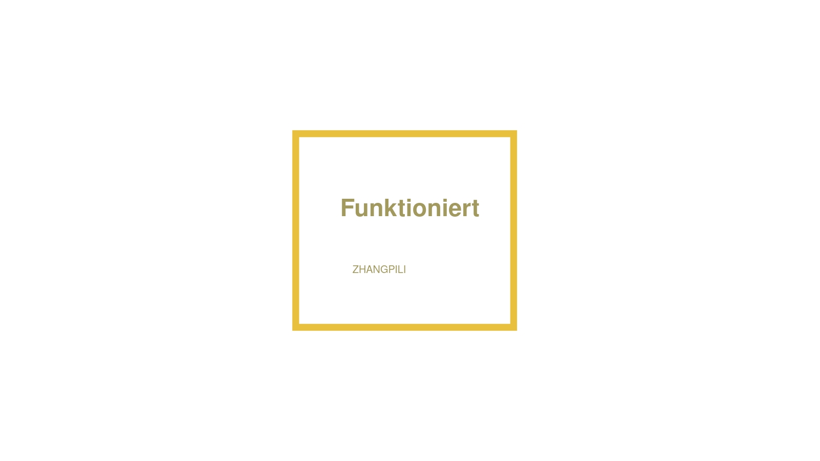 Funktioniert