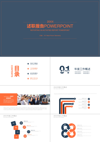 述职报告POWERPOINT