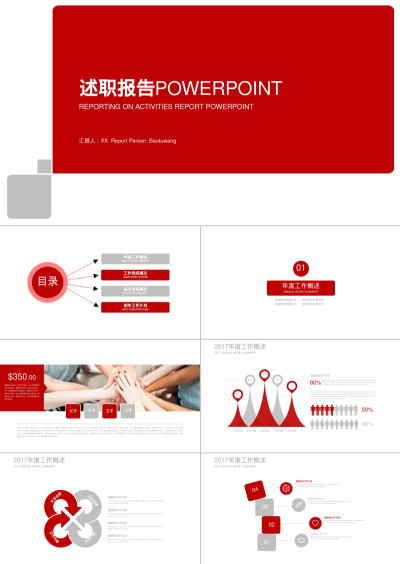 述职报告POWERPOINT