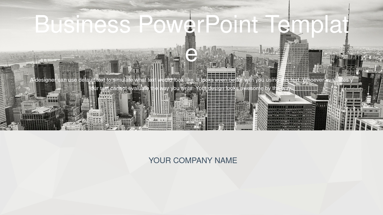 Business PowerPoint Template