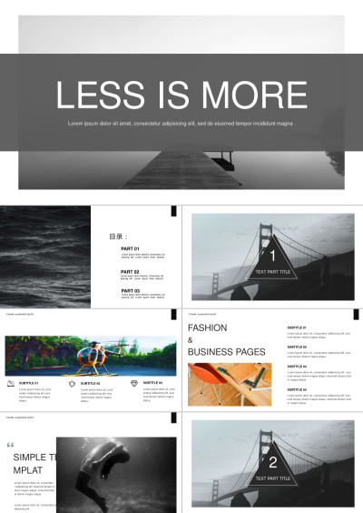 LESS IS MORE